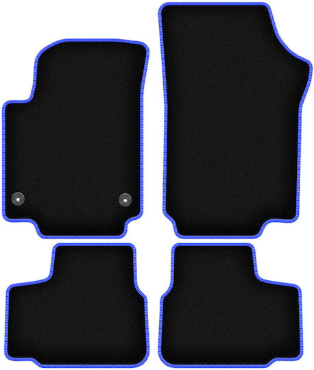 Carlux-blue Car Mats Seat Mii Hatchback 2011