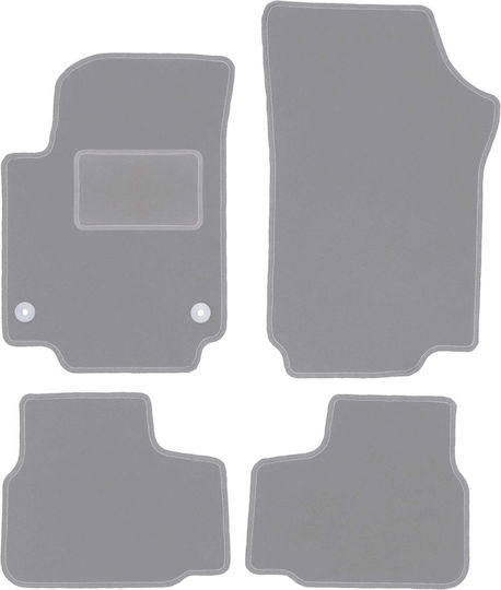 Gray Car Mats Volkswagen Up Hatchback 2011