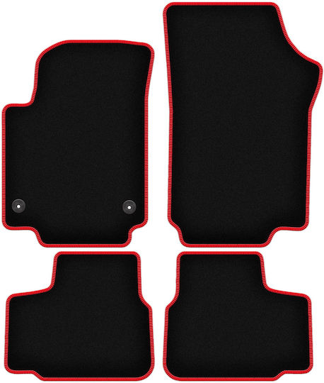 Carlux-red Car Mats Volkswagen Up Hatchback 2011