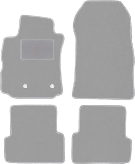 Graue Autoteppiche Renault Modus Minivan 2004-2012