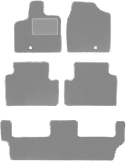 Gray Car Mats Volkswagen Routan 7-seater 2008-2015