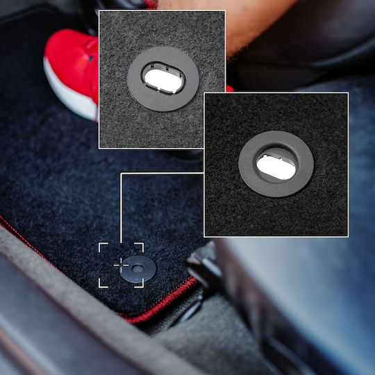 Carlux-red Car Mats Ford S-max Mk1 Minivan 2006-2011