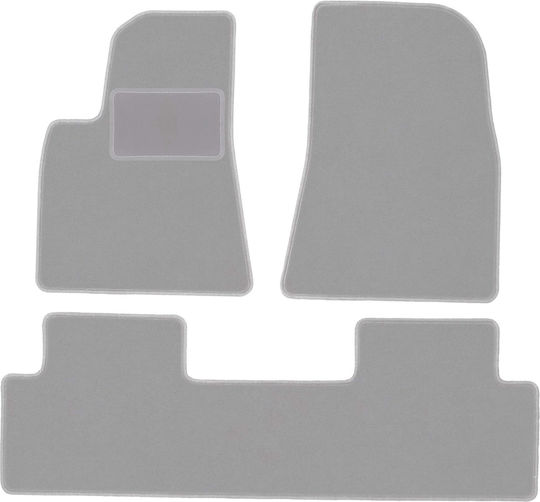 Gray Car Mats Tesla Model 3 Sedan 2017