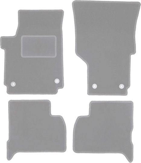 Gray Car Mats Volkswagen Amarok Pickup 2010