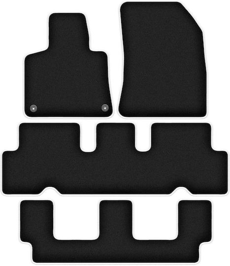 Carlux Silver Car Mats for Citroen C4 Grand SpaceTourer 7-Seater 2013-2021
