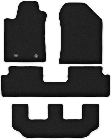 Carlux-silver Car Mats Toyota Corolla Verso Ii 7 Seater 2004-2009