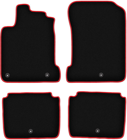 Carlux-red Car Mats Renault Latitude Sedan 2010-2015