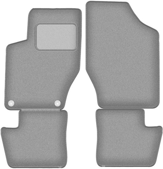 Gray Car Mats Citroen Ds4 Hatchback 2011-2015