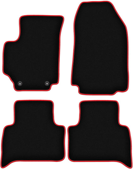 Carlux-rote Fußmatten Fiat Croma II Kombi 2005-2011