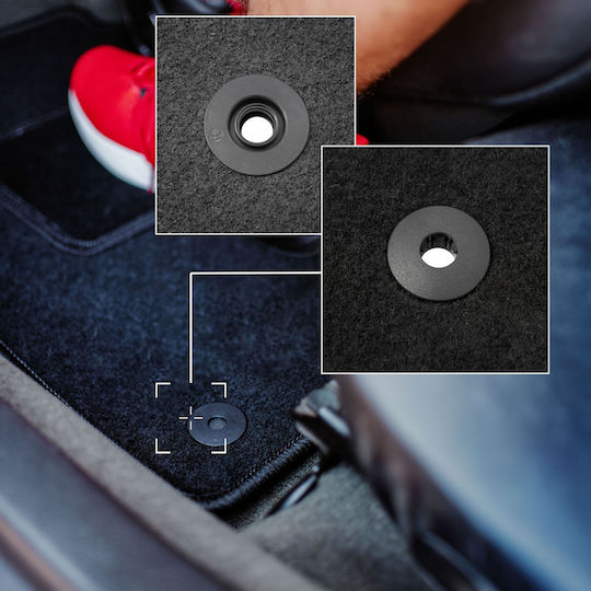 Black Velvet Car Mats Ford Explorer Mk5 SUV 2010-2019