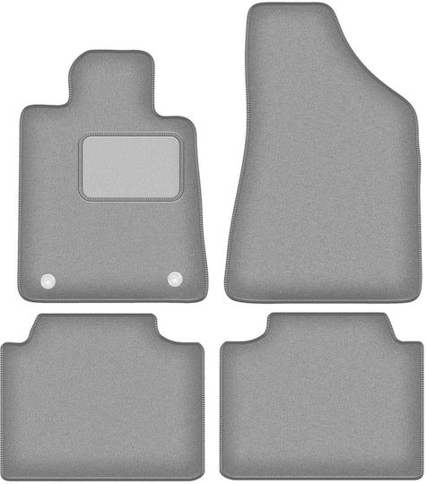 Gray Car Mats Renault Safrane Liftback 1992-2000