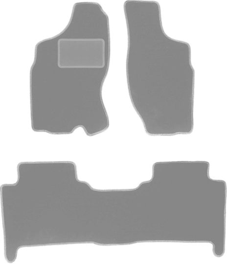 Graue Autoteppiche Nissan Terrano II SUV 1993-2005