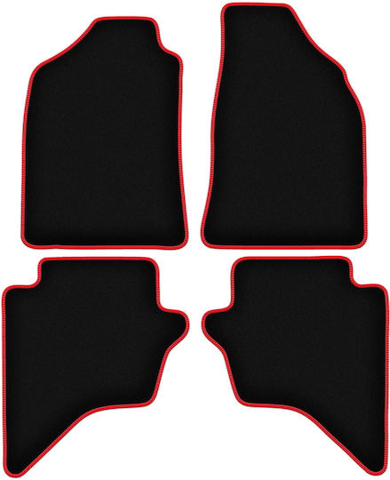 Carlux-red Car Mats Ford Ranger Mk2 Pickup 2007-2012