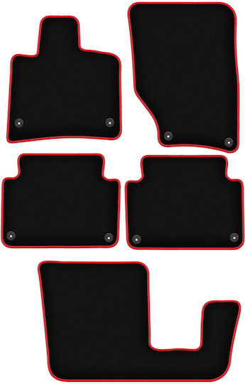 Carlux-rote Autoteppiche Audi Q7 I 4L SUV 2005-2015