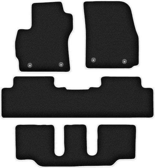 Covorașe auto Carlux-argintiu Mazda Premacy II 7 locuri 2005-2010