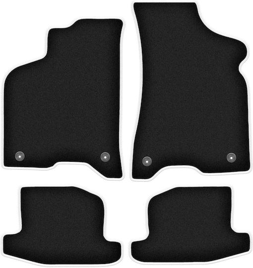 Carlux-silver Car Mats Volkswagen Lupo Hatchback 1997-2005