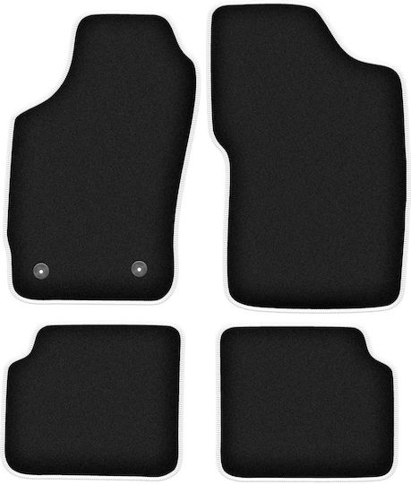Carlux-silver Car Mats Peugeot 205 Hatchback 1983-1998