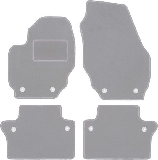 Gray Car Mats for Volvo S80 Ii Sedan 2006-2016