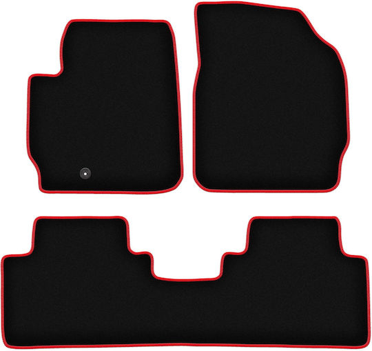 Carlux-red Car Mats Ford Maverick Mk2 Suv 2004-2007