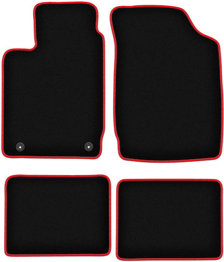 Carlux-red Car Mats Renault Thalia I Sedan 2000-2010