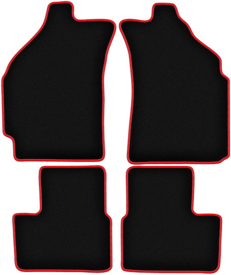 Carlux-червени стелки за кола Chevrolet Matiz Hatchback 2004-2009