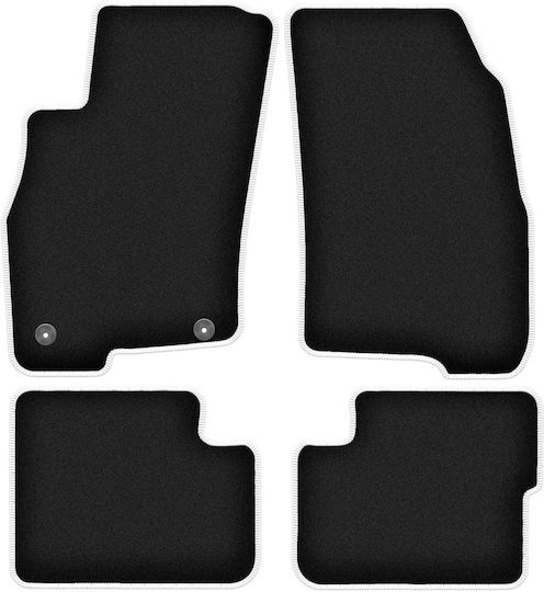 Carlux-silver Car Mats Fiat Grande Punto Hatchback 2005-2009