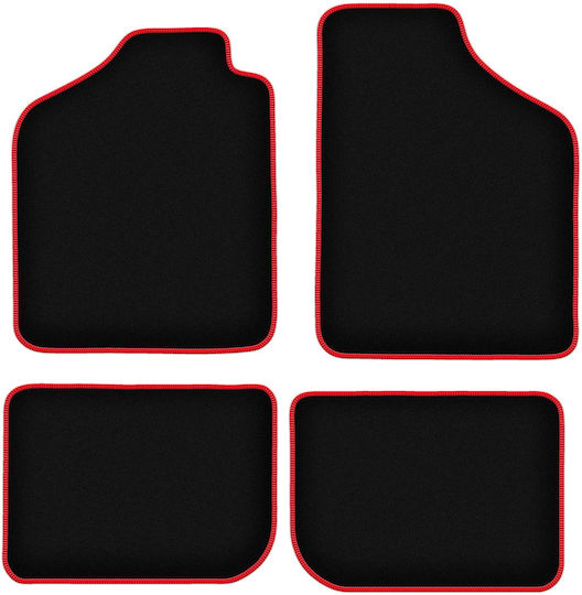 Carlux-rote Autoteppiche Fiat Uno Hatchback 1983-2001