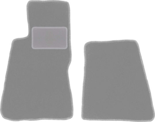 Graue Auto Fußmatten Smart Roadster Roadster 2002-2005