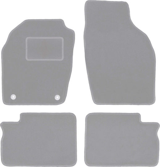 Gray Car Mats Opel Agila A Hatchback 2000-2007