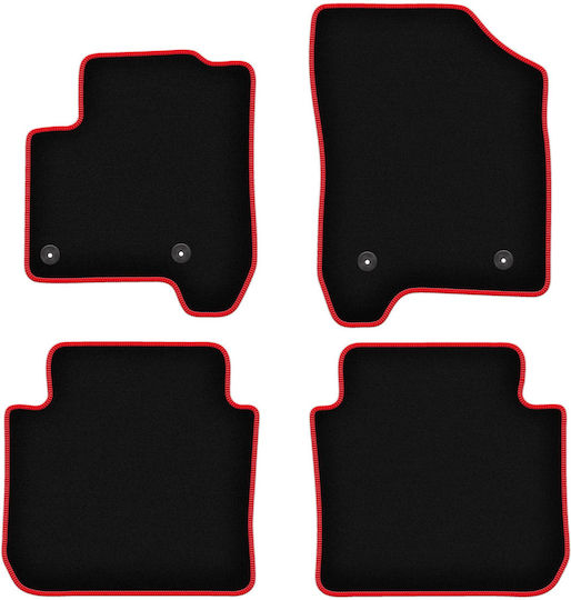 Carlux-rote Autoteppiche Citroen C3 Picasso Minivan 2008-2017