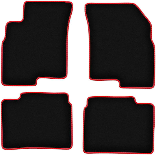 Carlux-red Car Mats Hyundai Sonata Iv Sedan 2005-2010