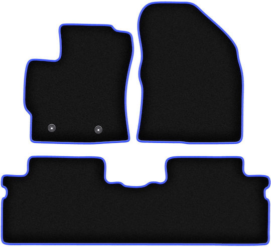 Carlux Blue Car Mats for Toyota Verso Minivan 2009-2013