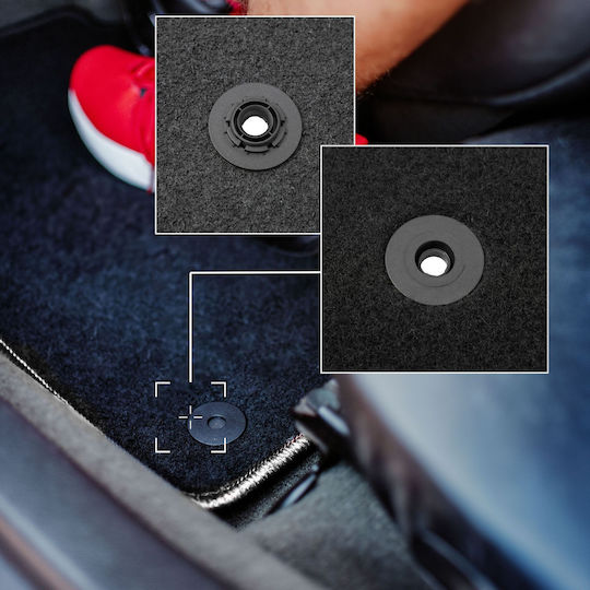 Carlux Silver Car Mats Peugeot Partner I Kombivan Tepee 1997-2010