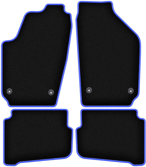 Covorașe auto Carlux-albastre pentru Volkswagen Fox Hatchback 2005-2011