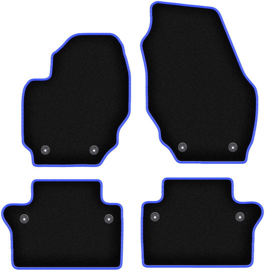 Carlux-blue Car Mats Volvo S80 Ii Sedan 2006-2016