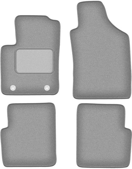 Graue Autoteppiche Ford Ka Mk2 Fl Hatchback 2012-2018