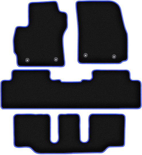 Carlux Blue Car Mats Mazda Premacy II 7 Seater 2005-2010