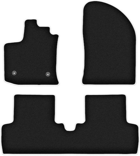 Carlux-silver Car Mats Dacia Lodgy Minivan 2012