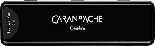 Caran D'ache Caran D'ache Fountain Pen Medium Black Aluminum with Black Ink