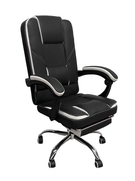 Καρέκλα Γραφείου με Ανάκλιση Μαύρο/λευκό Optiseat ArteLibre Καρέκλα Γραφείου με Ανάκλιση Μαύρο/λευκό Optiseat ArteLibre