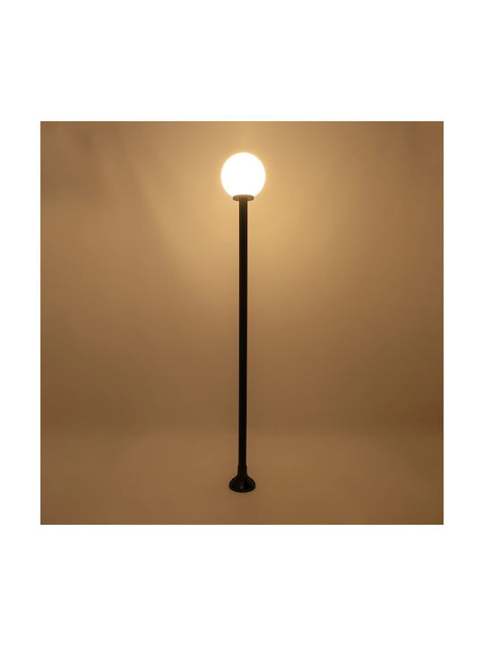 GloboStar Globostar Agros Φωτιστικό Κολώνα Εξωτερικού Χώρου IP65 για Ντουί E27 Μαύρο