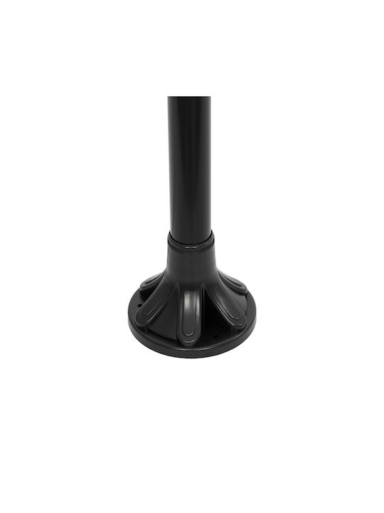 GloboStar Globostar Agros Φωτιστικό Κολώνα Εξωτερικού Χώρου IP65 για Ντουί E27 Μαύρο