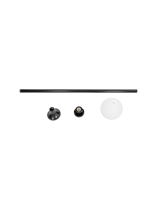 GloboStar Globostar Agros Φωτιστικό Κολώνα Εξωτερικού Χώρου IP65 για Ντουί E27 Μαύρο
