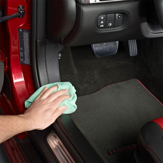AutoGlym Hi-Tech Interior Cloth Microfiber Cleaning for Interior Plastics - Dashboard Car Green