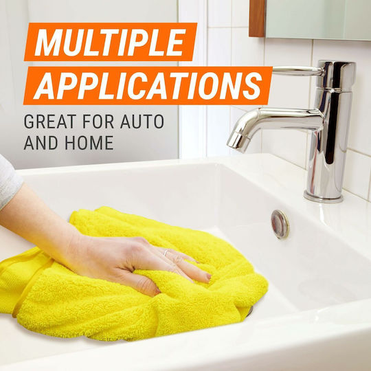 Armor All XL Cloth Microfiber Drying for Body Car Yellow 80x58cm