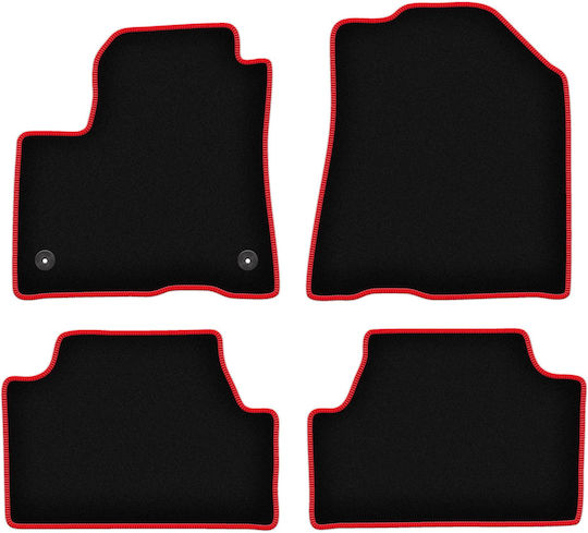 Carlux-red Car Floor Mats Kia E-soul Ii Soul Ev Hatchback 2020