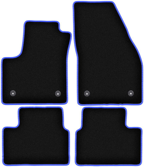 Carlux Blue Car Mats Opel Meriva B Minivan 2010-2017