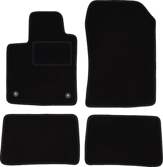 Velour Carpet Mats Set Renault Twingo Ii Hatchback 2007-2014