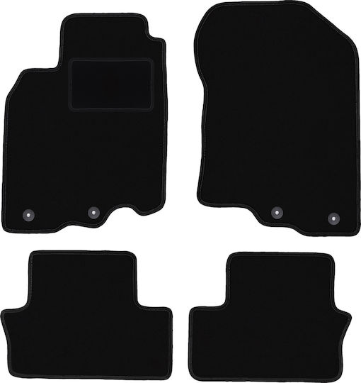Velour Mats Set Honda Insight Ii Hatchback 2009-2014