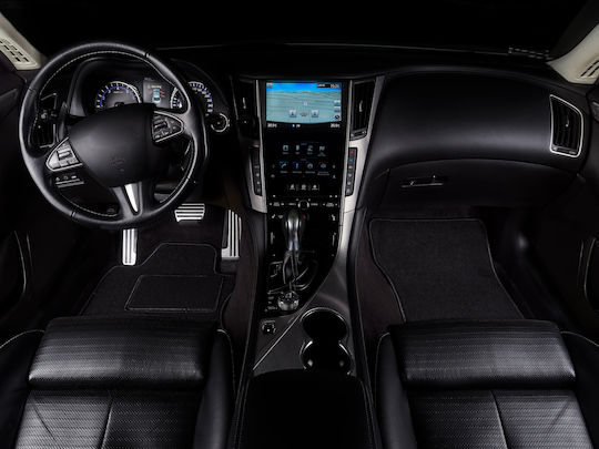 Schwarze Samt-Fußmatten BMW X2 F39 SUV 2018